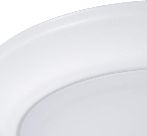 Westinghouse 6322900 Large LED Indoor/Outdoor Dimmable Surface Mount Wet Location, White Finish with Frosted Lens