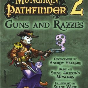 Steve Jackson Games Munchkin Pathfinder 2 – Guns and Razzes Card Game (Expansion) | 112-Cards | Card Game for Adults, Kids & Family | Fantasy RPG | Ages 10+ | 3-6 Players | Play Time 120 Min