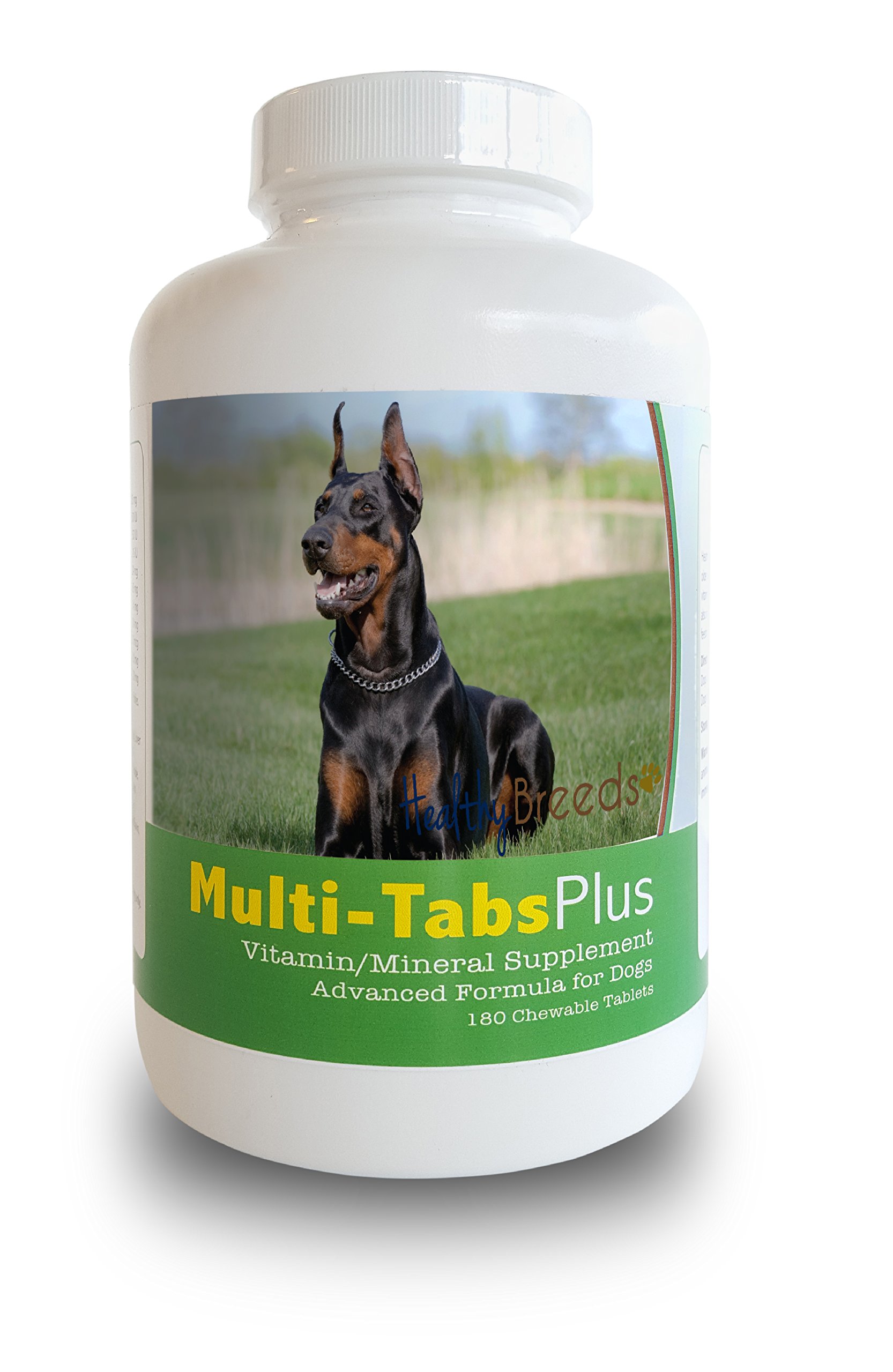 Healthy Breeds Doberman Pinscher Multi-Tabs Plus Chewable Tablets 180 Count