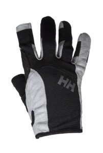 helly-hansen unisex sailing glove long, black, x-small