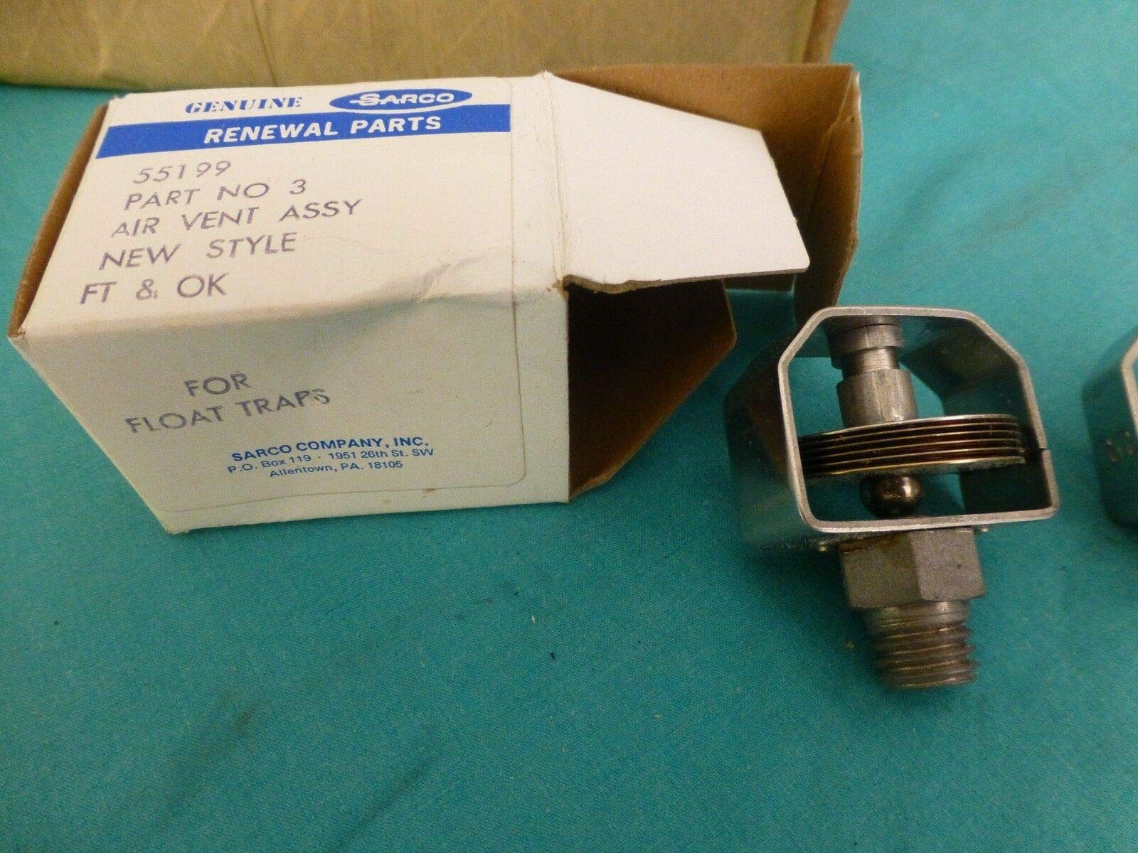 Spirax Sarco 55199 Stainless steel Float air vent Part 3 for FT traps