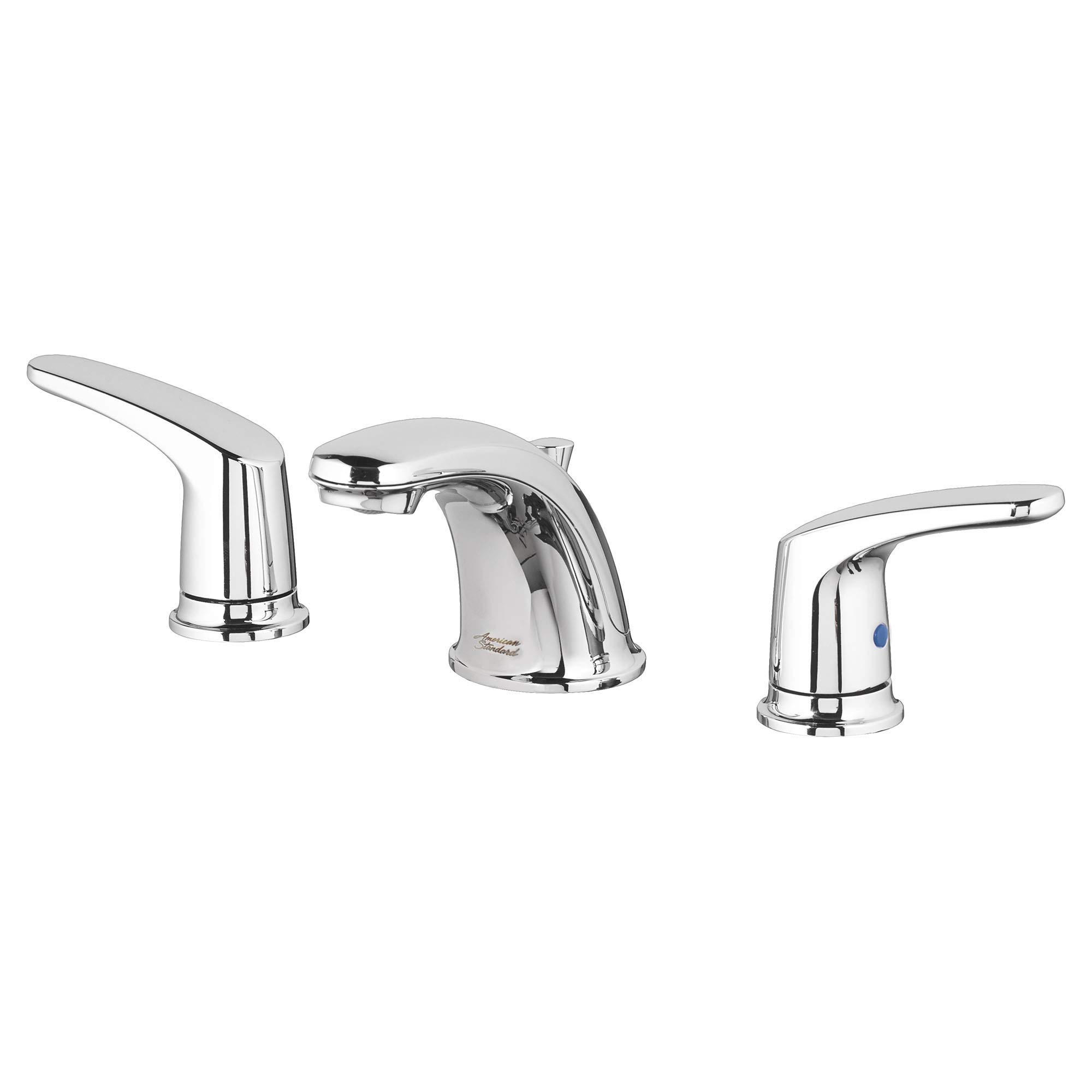 American Standard 7075800.002 Colony Pro 8 in. Widespread 2-Handle Low-Arc Bathroom Faucet with Pop-Up Drain Assembly, 1.2 GPM, Polished Chrome