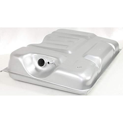 Evan Fischer Fuel Tank Set of 2 Compatible With 1973-1978 Ford F-100 and 1973-1978 F-250 Silver Steel