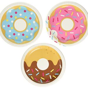 Creative Converting Donut Cake Dessert Plate, 7", Multicolor