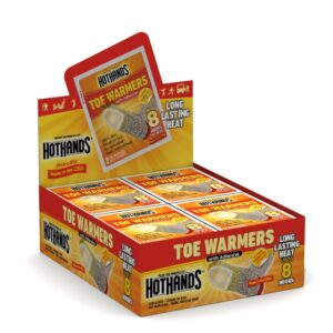 hothands adhesive toe warmer, 40 pair value pack with free carrying pouch