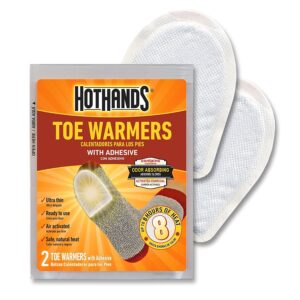 HotHands Adhesive Toe Warmer, 40 Pair Value Pack with Free Carrying Pouch