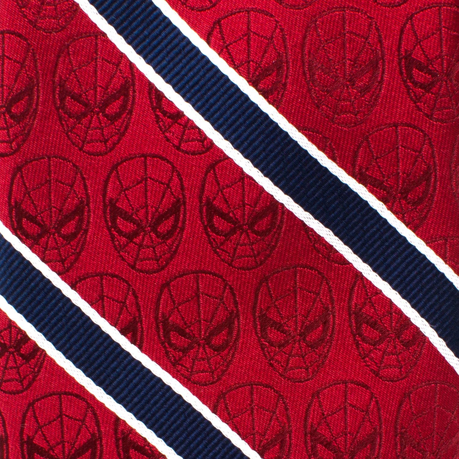 Cufflinks Inc. Spider-Man Red and Navy Stripe Men's Tie