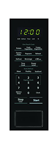 SHARP Black Carousel Cu. Ft. 1000W Countertop Microwave Oven (ISTA 6 Packaging), 1.1 Cubic Foot, 1000 Watts