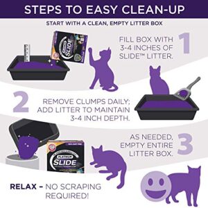 Arm & Hammer SLIDE Easy Clean-Up Multi-Cat Clumping Cat Litter 14 lb