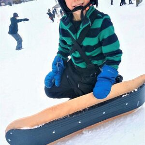 Slopedeck Snowskates - Light & Quick-Turning Snow Skateboard - Snow Skate for Skate Park Style Riding & Backyard Snow Fun - Outdoor Winter Fun - Snow Sport for Youth and Adults - Handmade in Canada