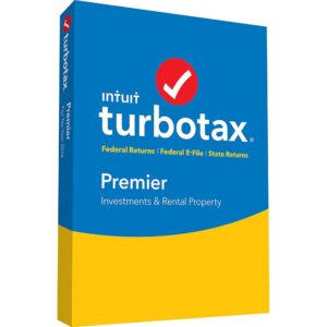 2016 intuit turbotax premier 2016 [old version] federal and state fed efile pc/mac disc- old version for 2016 taxes only