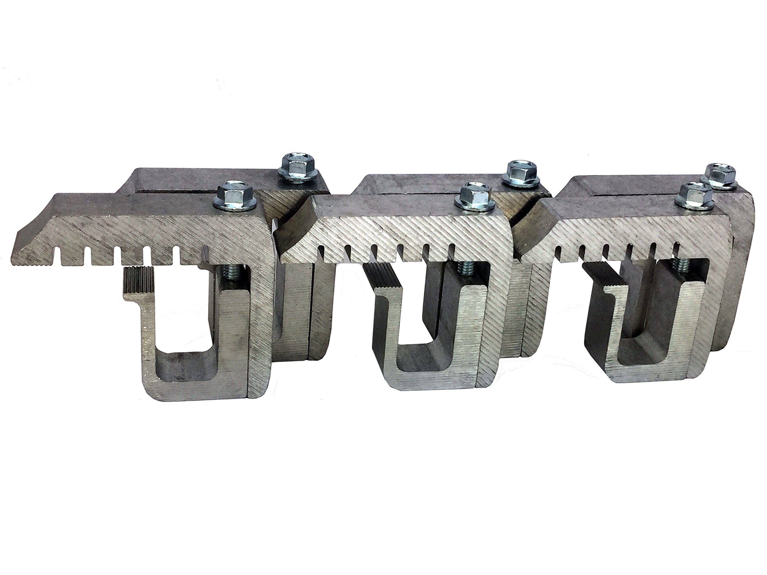 GCi STRONGER BY DESIGN G-991 Clamps for Ford Super Duty Trucks (Set of 6). Made in USA with 6000 Series Structural Aluminum to Ensure Quality and Strength. For Mounting Caps, Camper Shells, Toppers.