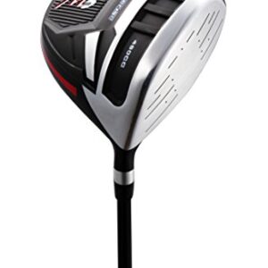 Top Line Men's Right Handed M5 Golf Club Set for Tall Men ( Height 6'1" - 6'4"), Includes Driver, Wood, Hybrid, 5, 6, 7, 8, 9, PW Stainless Irons with True Temper Shafts, Putter, Stand Bag & 3 HCs