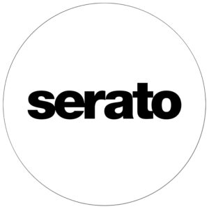 Serato DJ Slipmat (OSA-SM-WHT-BR) , White