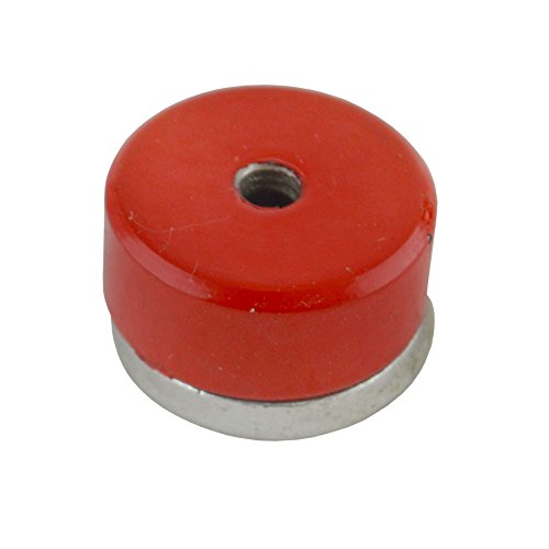 AB Tools-Silverline Shallow Pot Magnet Magnetic 19 x 7.5mm Countersunk Ferrite E Magnet 3kg SIL143