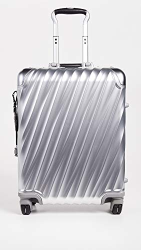 TUMI 19 Degree Aluminum Continental Carry On Suitcase, Silver, One Size