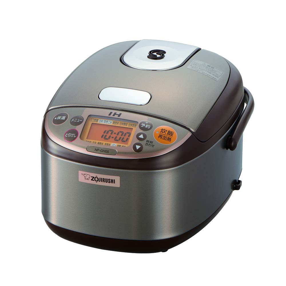 ZOJIRUSHI IH rice cooker（3Go cooked / 450 g) "KIwamedaki" NP-GH05-XT stainless Brown【Japan Domestic genuine products】