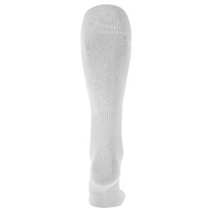 CHAMPRO mens Compression Style Athletic for Baseball, Softball, Football, and More Pro Socks, White, Large US