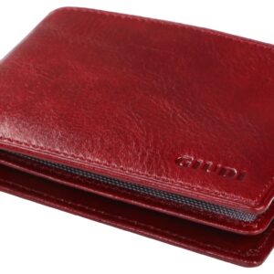 Giudi Deluxe Comfortable Bifold Men’s Wallet Made in Italy – 12 Business Credit Card Holder – ID Window - Soft Touch Genuine Cow Leather - Excellent Gift in Attractive Packaging