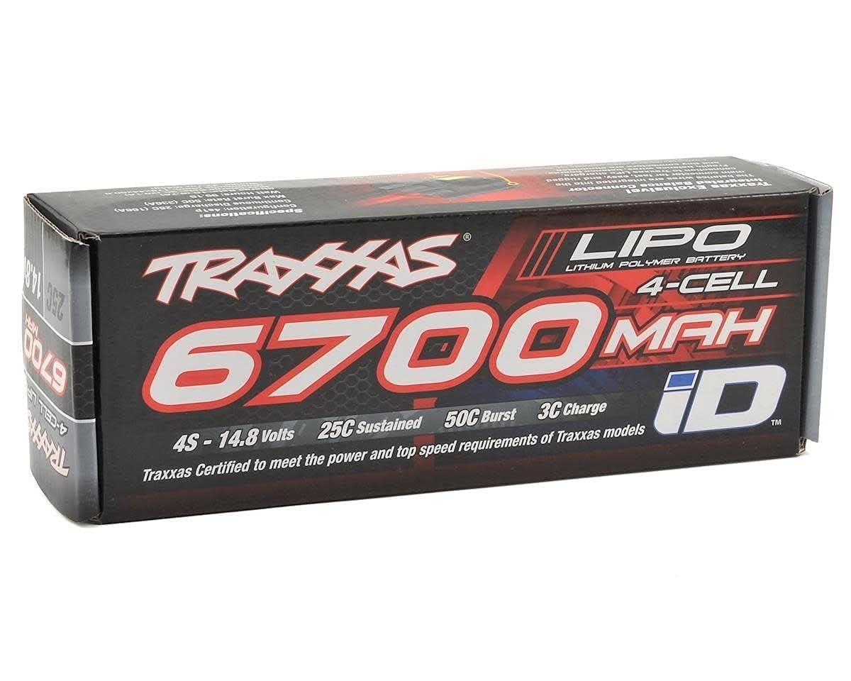 Traxxas 2890X 6700 mAh 14.8V 4-Cell 25C LiPo Battery Vehicle