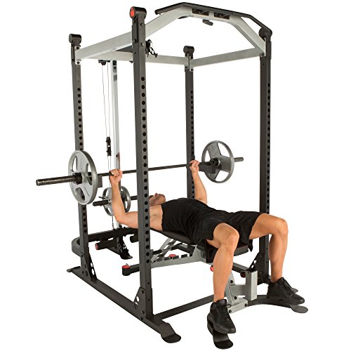 Fitness Reality X-Class Light Commercial Squat Rack Power Cage with Adjustable Dip Bars| Optional Lat Pulldown |