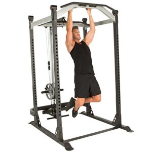 Fitness Reality X-Class Light Commercial Squat Rack Power Cage with Adjustable Dip Bars| Optional Lat Pulldown |