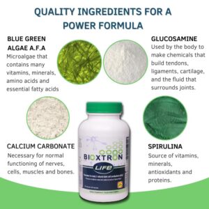 Bioxtron Life AFA Stem Cell Supplement - Regenerate Tissue and Cells - Joint & Muscle Pain - Fatigue - Immune System Support - Natural Formula Blue Green Algae Aphanizomenon Flos-Aquae - 90 Caps