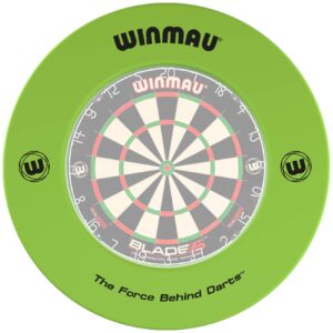 winmau printed green dartboard surround