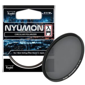 Kenko Nyumon Wide Angle Slim Ring 67mm Circular Polarizer Filter, Neutral Grey, compact (226750)