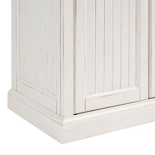 Crosley Furniture Seaside Kitchen Pantry Cabinet - Distressed White