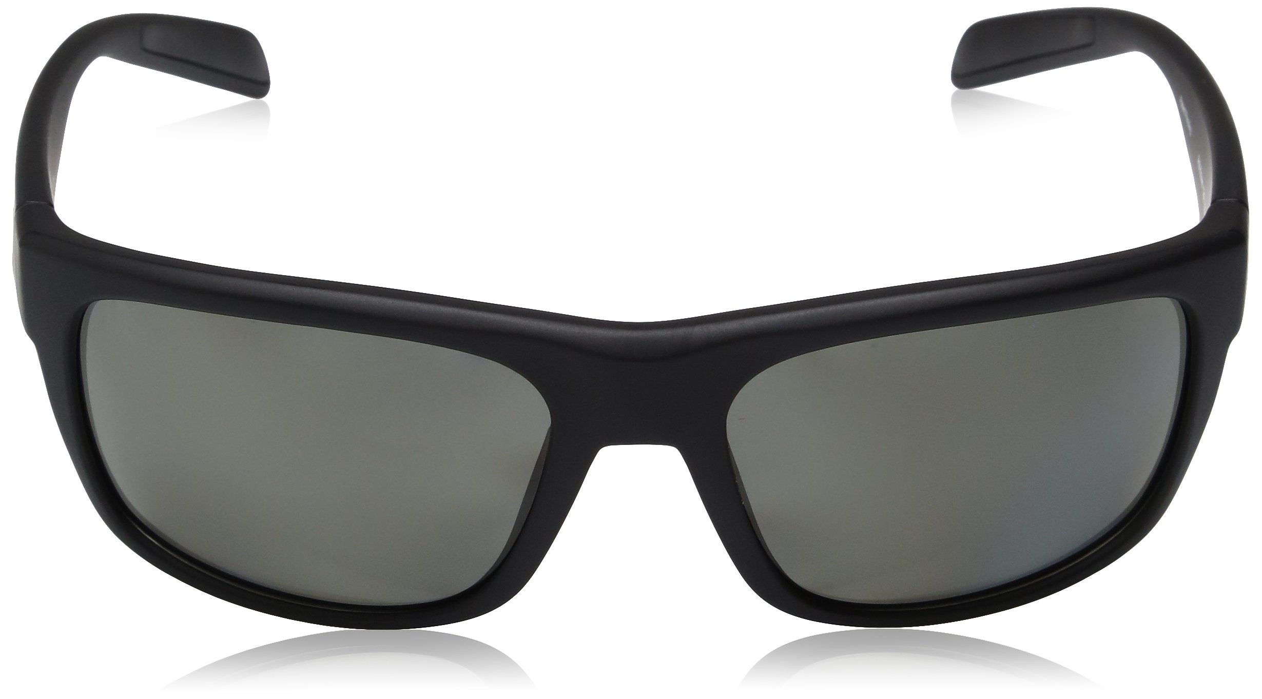 Native Eyewear Ashdown Rectangular Sunglasses, Matte Black/Grey Polarized, 58 mm