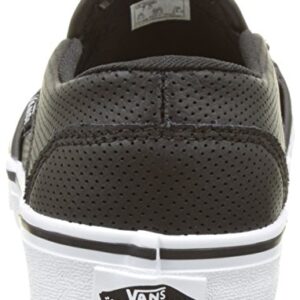 Vans Asher, Womens Trainers, Black(Black(Perf Leather)), 4 (36.5 EU)