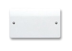 mk (electric) - logic plus 2 gang blanking plate, white