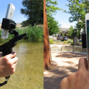 Octo Mount - Universal Cell Phone and GoPro Tripod & Hand Grip Mount. Works with iPhone, GoPro, Android, Samsung, Google Pixel, GoPro and Other Action Cameras.