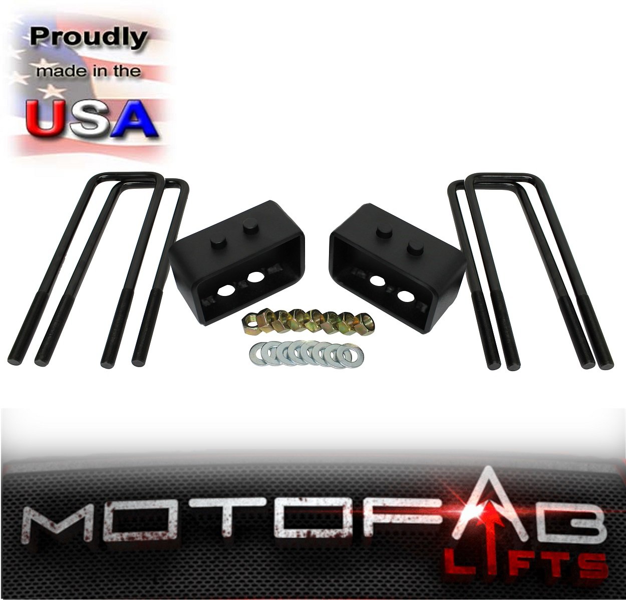 MotoFab Lifts F150-3F-2R 3 Front and 2 Rear Leveling lift kit for 2004-2014 Ford F150