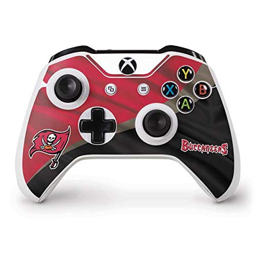 Skinit Decal Gaming Skin compatible with Xbox One S Controller - Officially Licensed NFL Tampa Bay Buccaneers Design