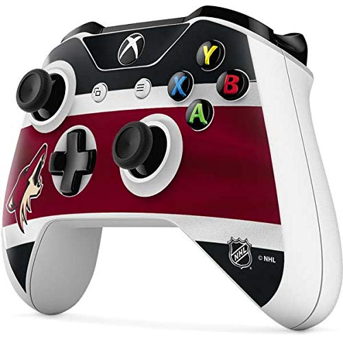 Skinit Decal Gaming Skin Compatible with Xbox One S Controller - Officially Licensed NHL Arizona Coyotes Jersey Design