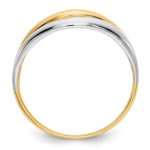 Jewels By Lux 14K Tri Color Gold Fancy Ring