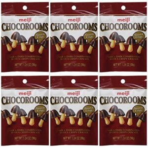 Meiji Chocorooms (Pack Of 6) 1.34 oz Pouches