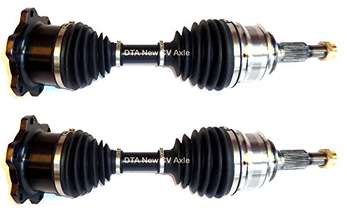 DTA DT1611261121 Front Driver and Passenger Side Premium CV Axles (New Drive Axle Assemblies - 2 pcs (pair) Compatible with Silverado 1500, Sierra 1500, Suburban 1500 etc. Up to Year 2006