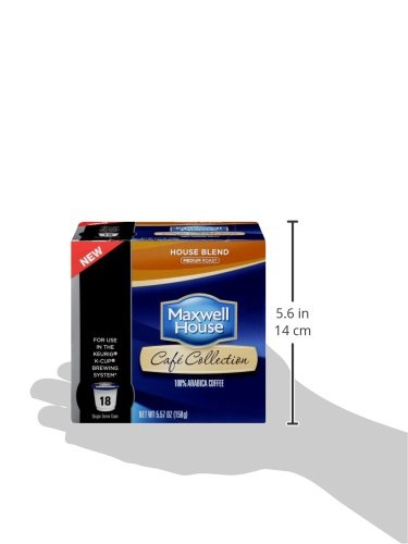 Maxwell House House Blend K-CUP Pods, 18 count (Pack of 6)