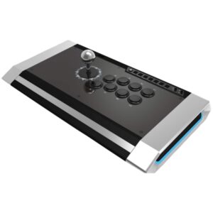 qanba obsidian usb joystick for playstation 4 and playstation 3 and pc (fighting stick) officially licensed sony product