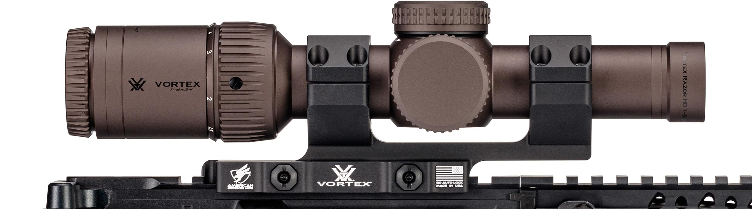 Vortex Optics Precision Quick-Release Extended Cantilever 30mm Riflescope Mount - 2-Inch Offset - Picatinny Compatible, Made in USA - Unlimited, Unconditional Warranty