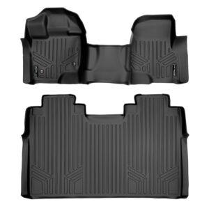 max liner a0212/b0188 for ford f-150 2015-2022 supercrew cab with 1st row bench seat, black