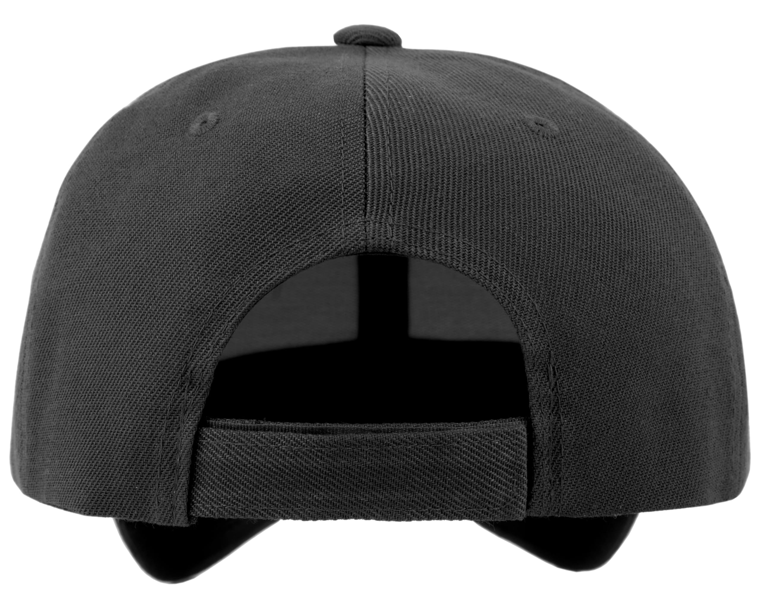 Gelante Plain Blank Baseball Caps Adjustable Back Strap Wholesale LOT 12 Pack- 001-Black