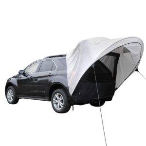 napier sportz cove suv tailgate tent with awning shade and mesh screen door (mid to full sized suv's and minivans)