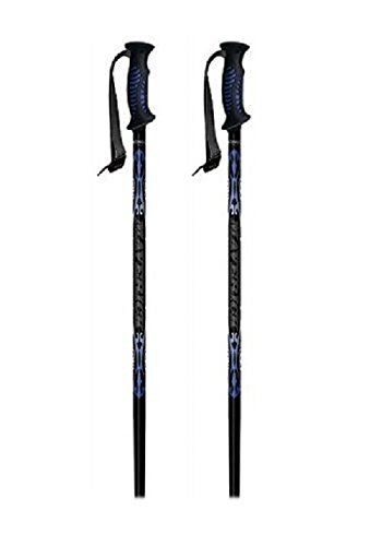 Whitewoods New Maverick Alpine Downhill Adult Alum. Ski Poles 44"-54" Green/Grey