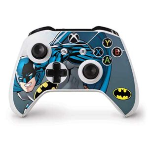 Skinit Decal Gaming Skin Compatible with Xbox One S Controller - Officially Licensed Warner Bros Batman Ready for Action Design