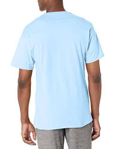 Champion Mens Classic T-shirt, Everyday Tee For Men, Comfortable Soft (Reg. Or Big & Tall), Swiss Blue, XX-Large US