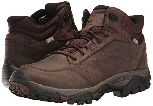 Merrell Men's Moab Adventure Mid Waterproof Hiking Boot, Dark Earth, 10 M US